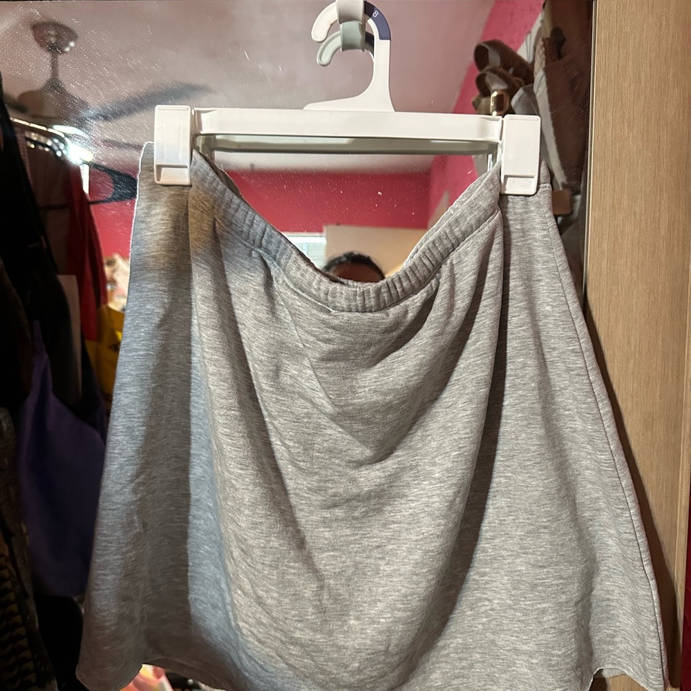 Jersey material skort